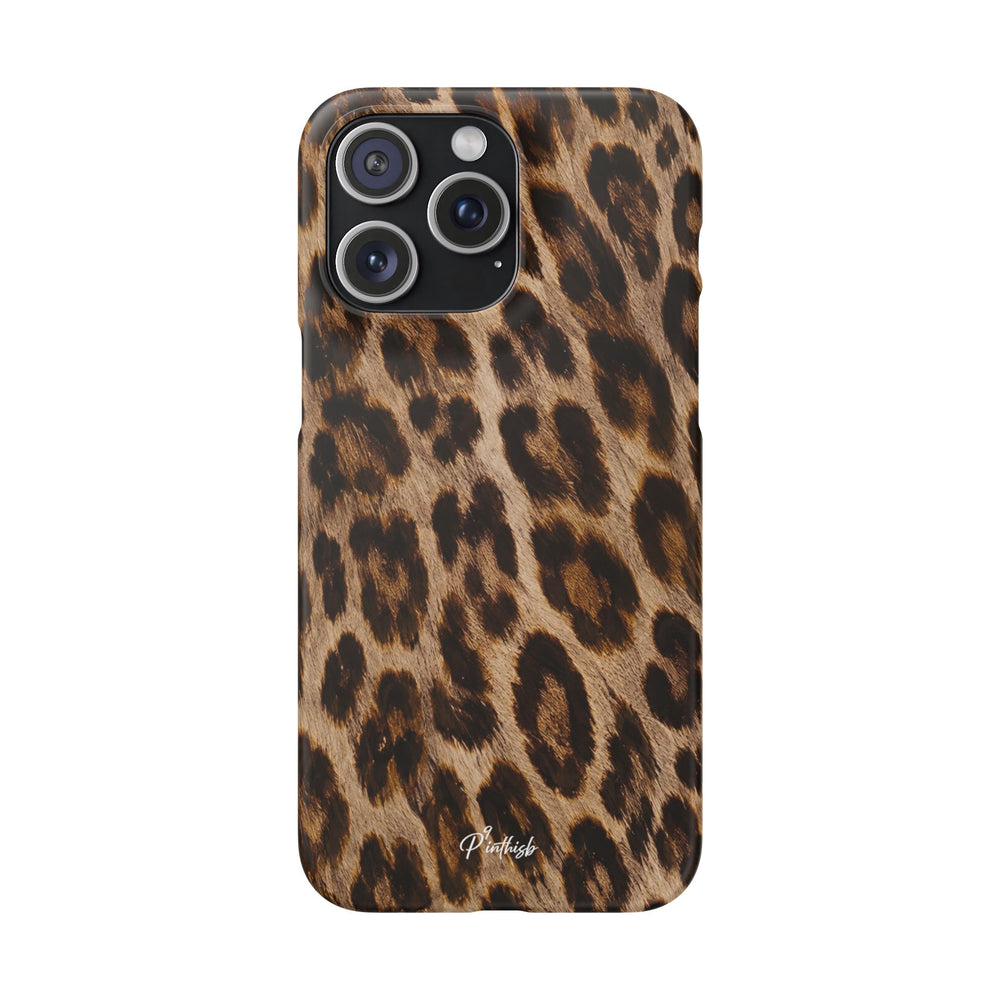 Leopard Print Snap Phone Case