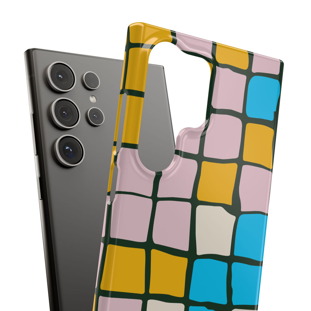 Color Grid Snap Phone Case