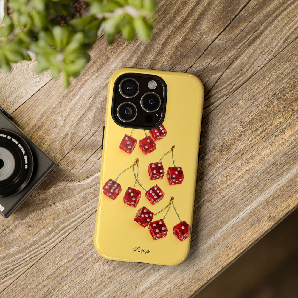 Cherry Dice Tough Phone Case