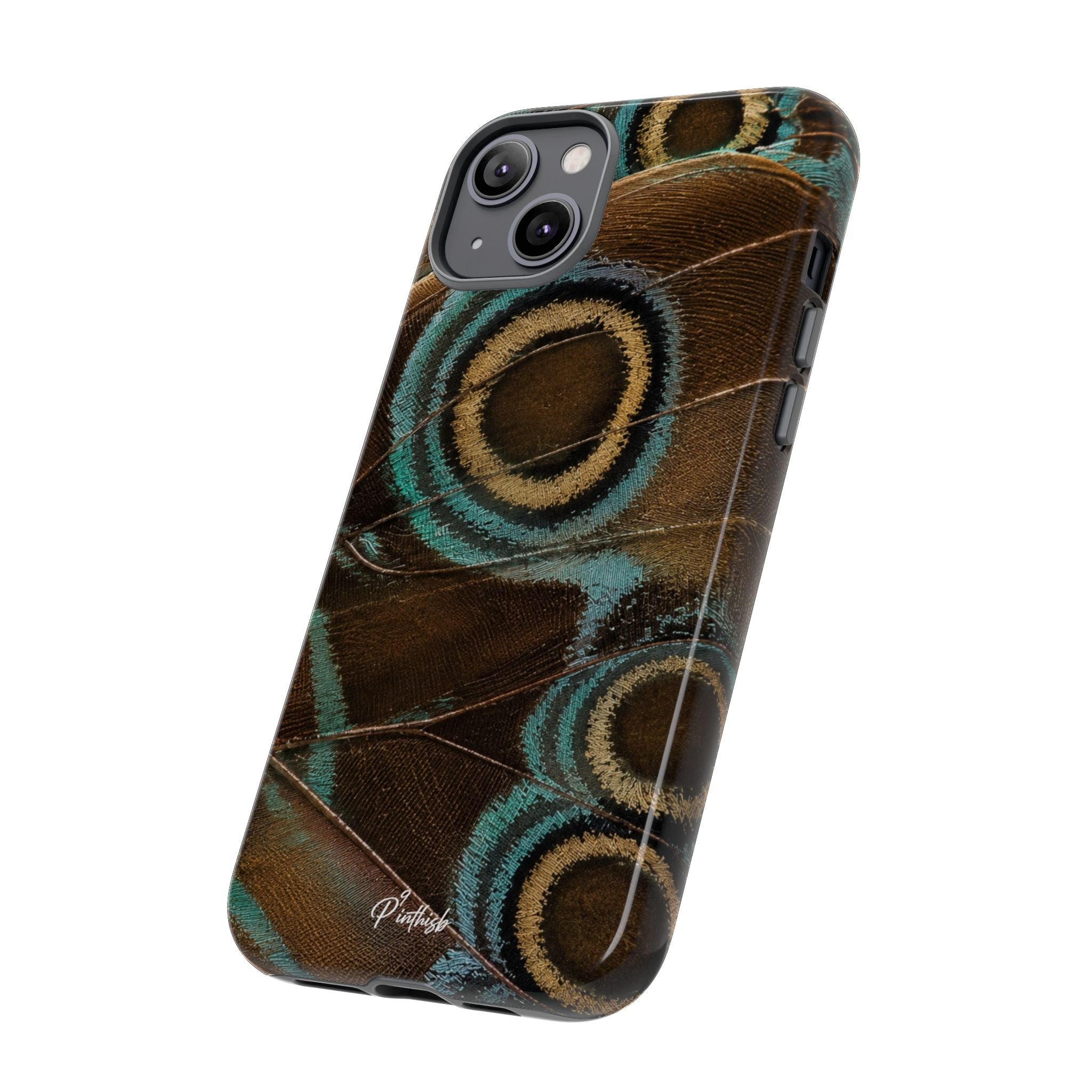Peacock Feather Pattern Tough Case