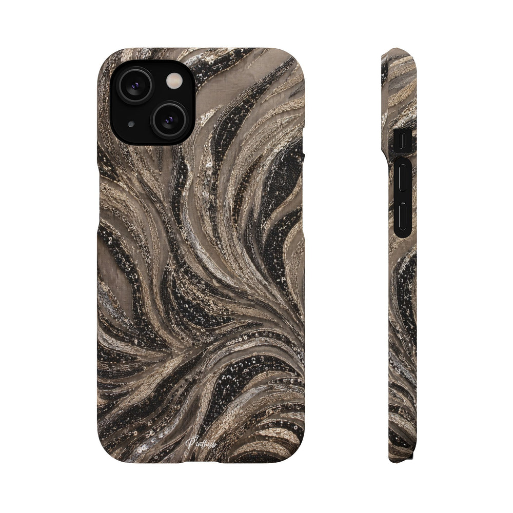 Neutral Swirl Protective Snap Case