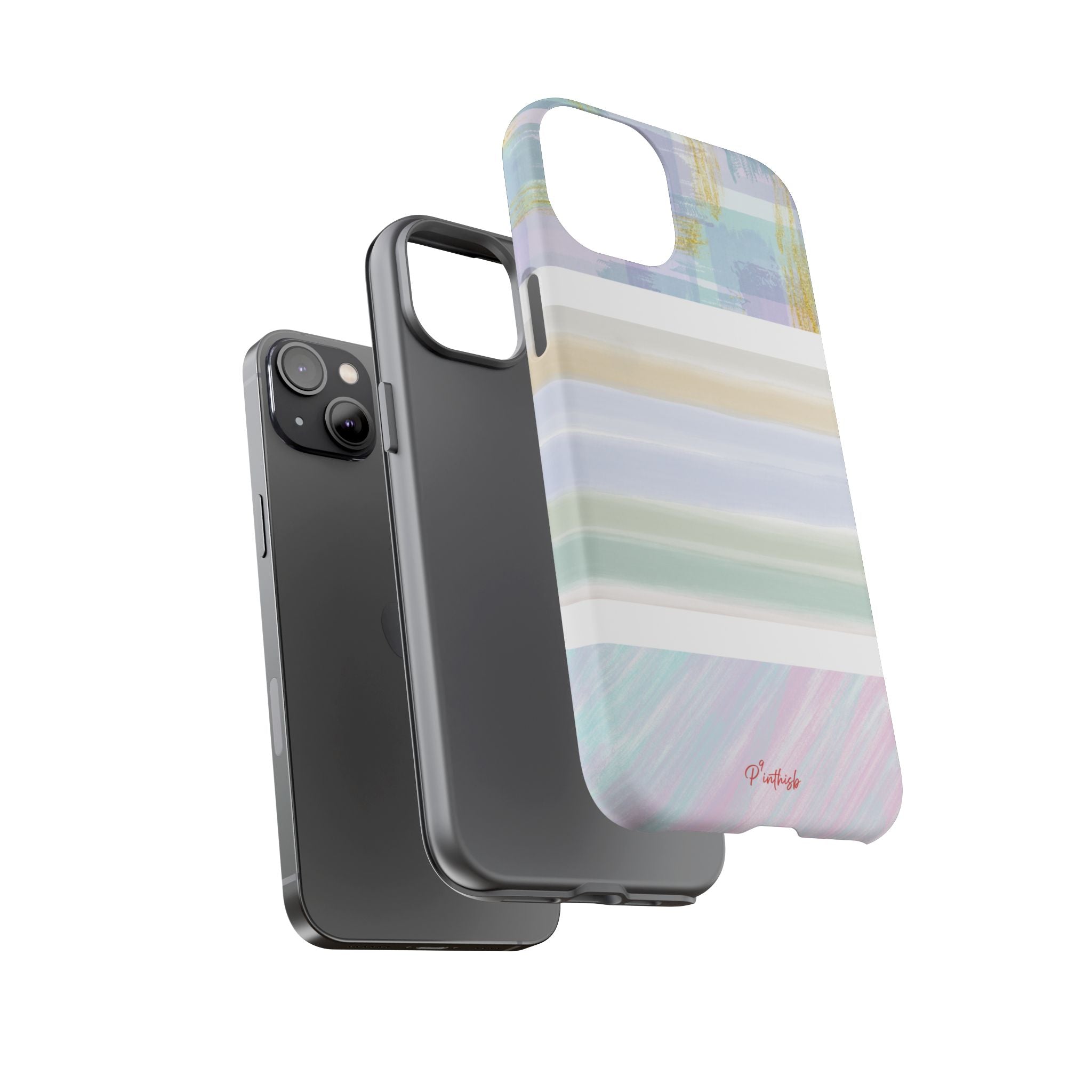 Pastel Stripe Tough Phone Case