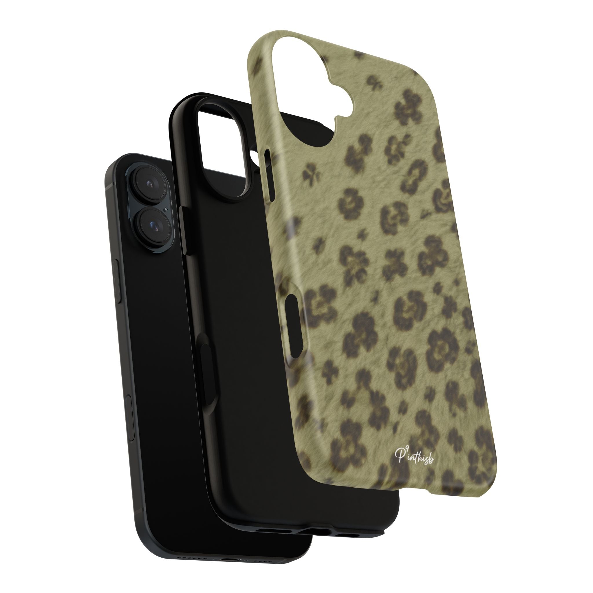 Olive Leopard Print Tough Case