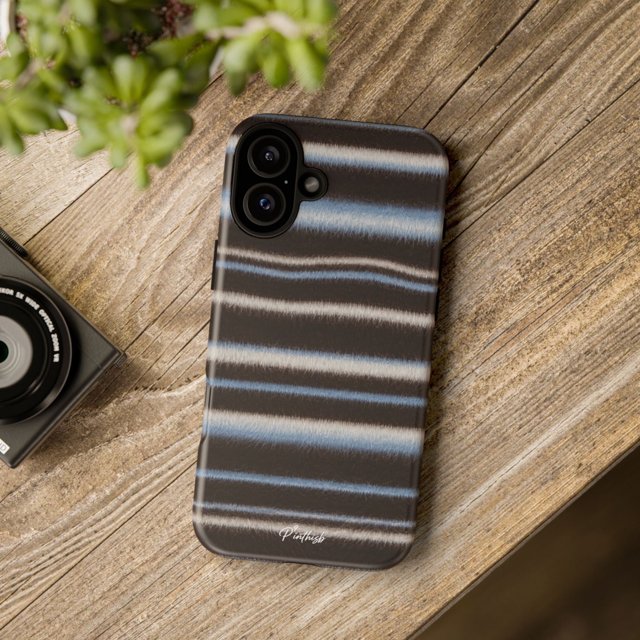 Striped Wave Tough Case