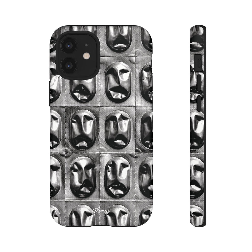 Metallic Mask Grid Tough Case