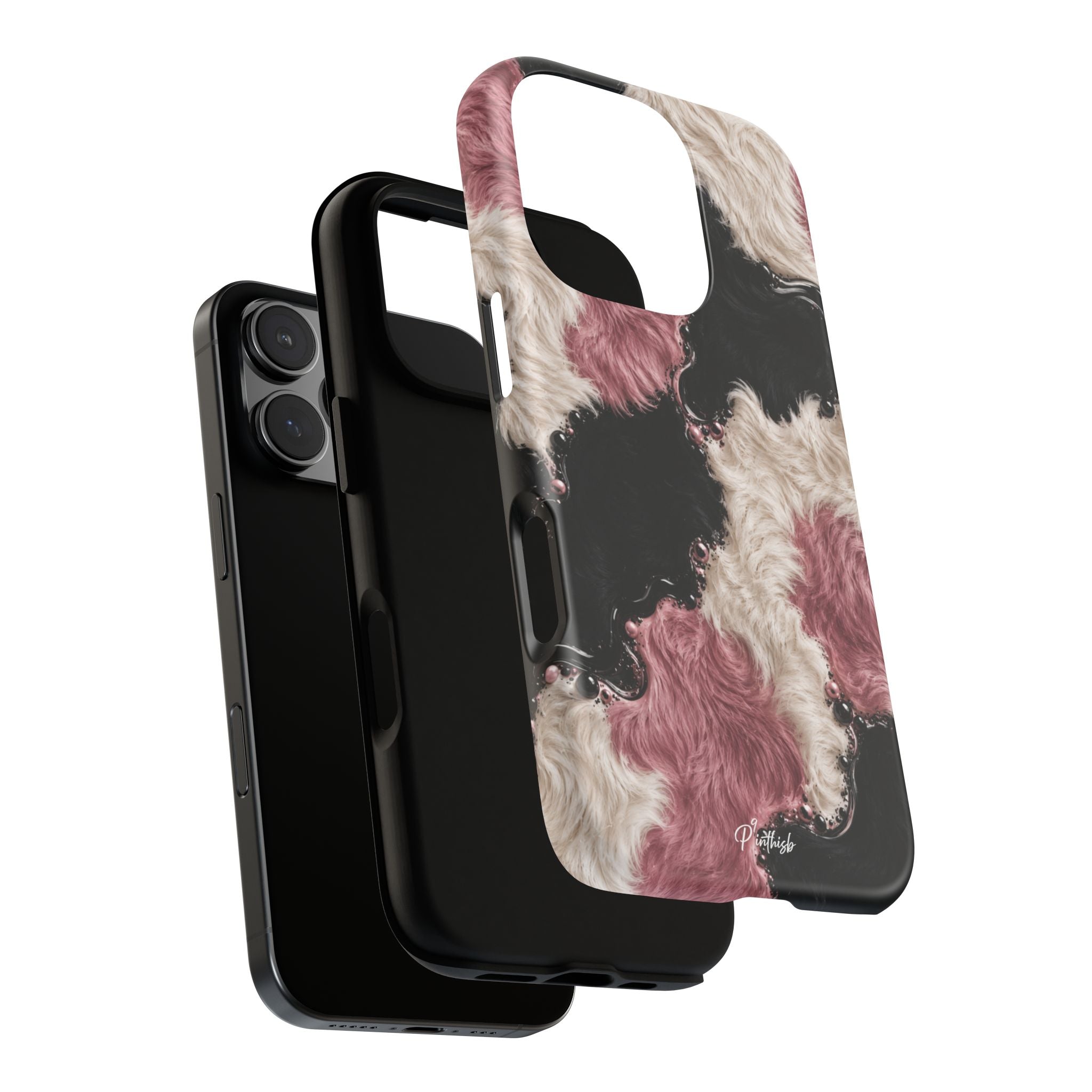 Cow Print Swirl Tough Case