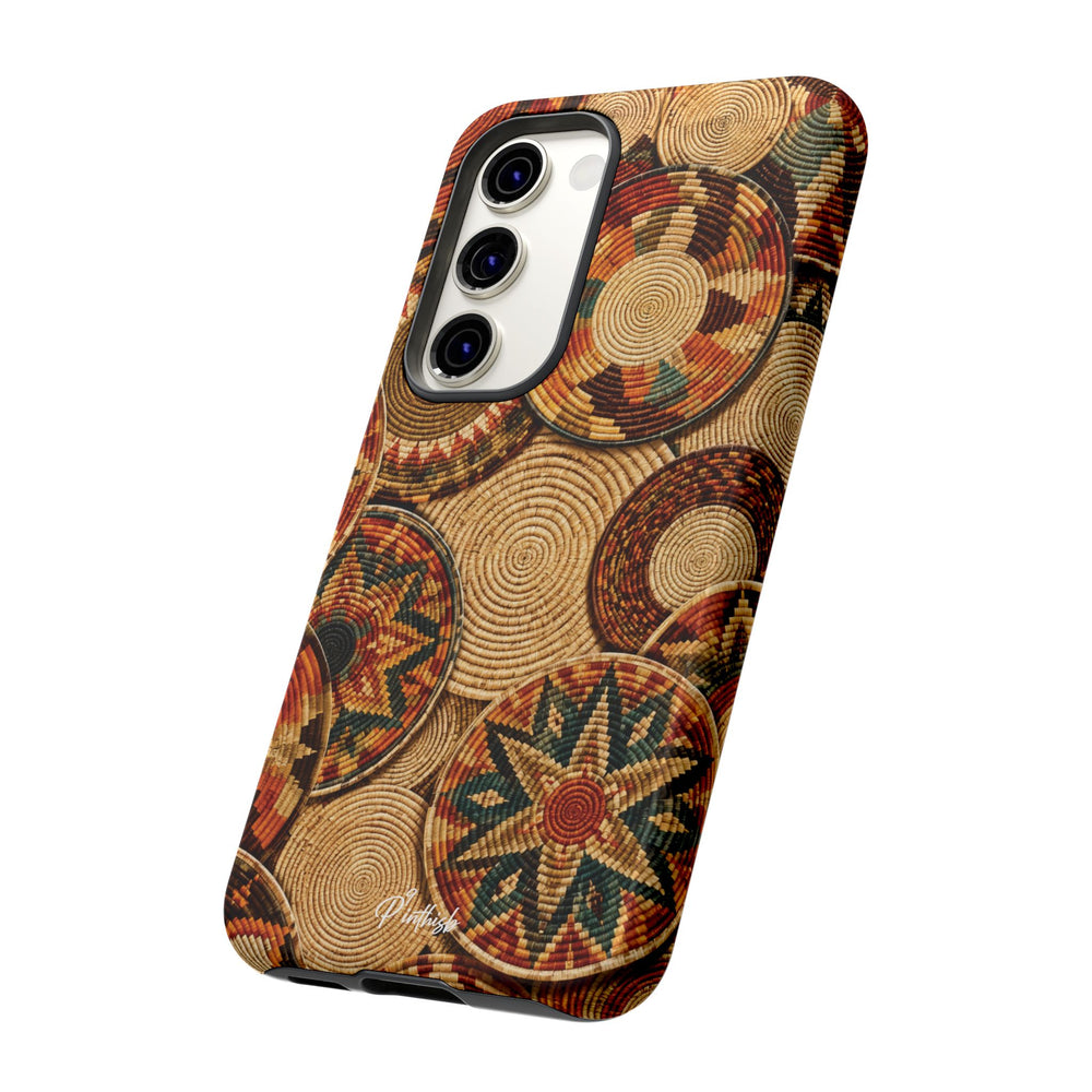Bohemian Woven Basket Pattern Tough Case