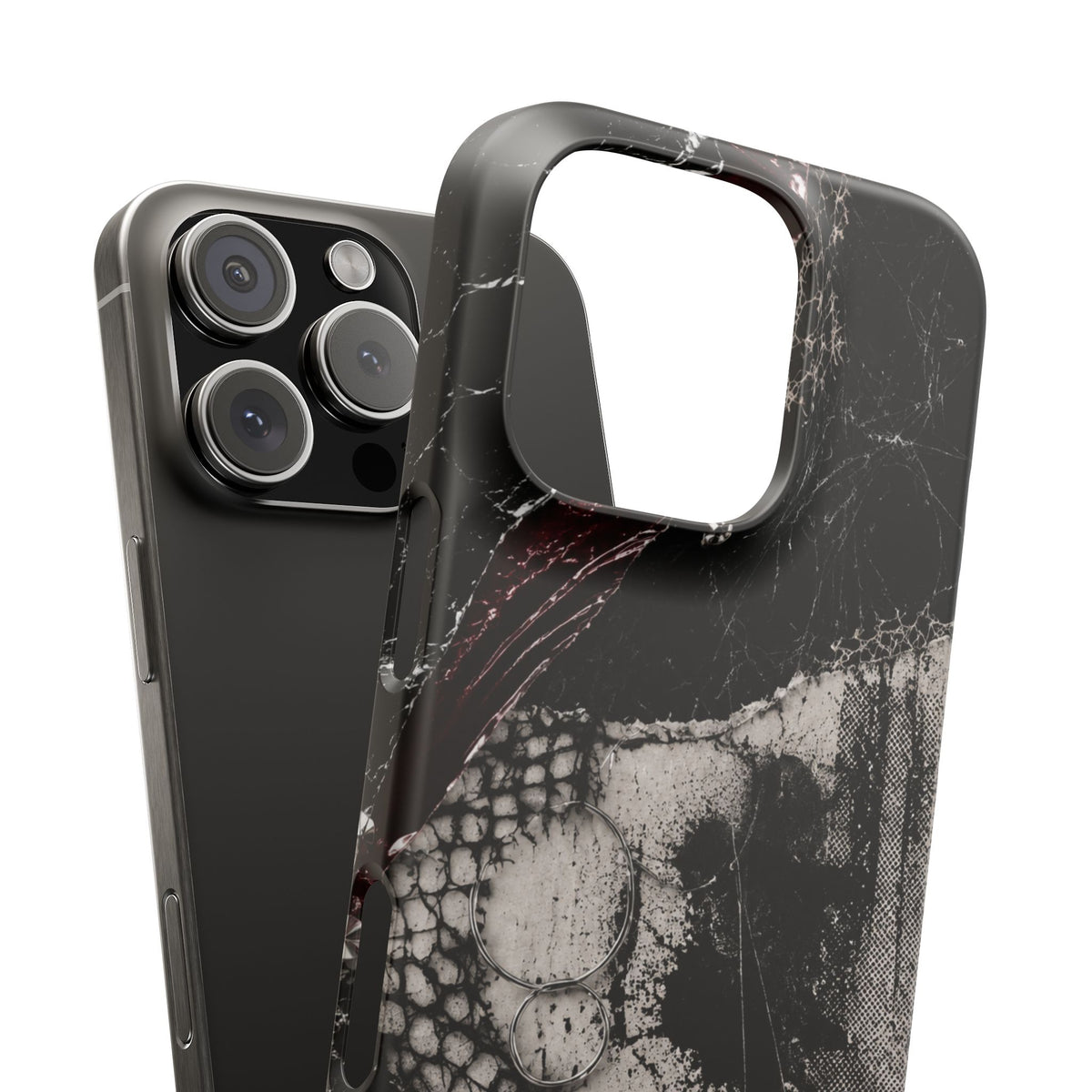 Midnight Static Snap Phone Case