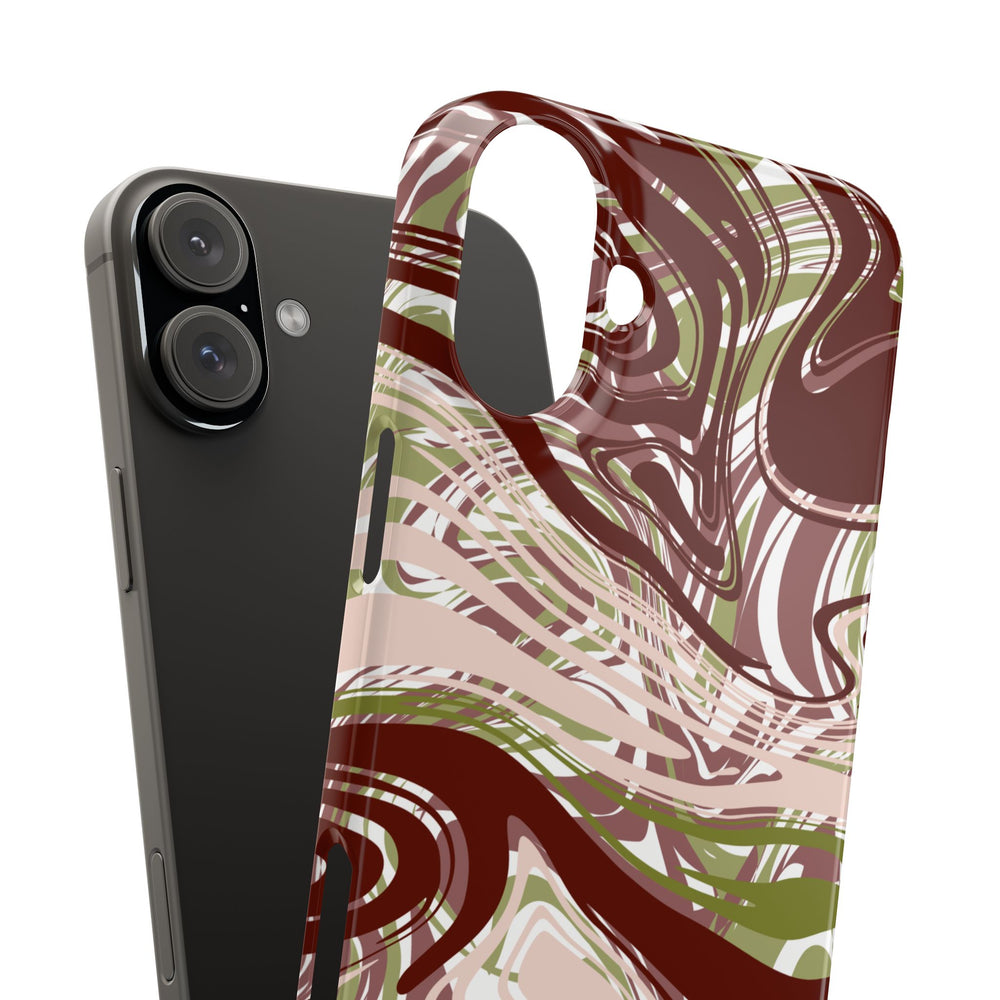 Abstract Marbled Snap Phone Case