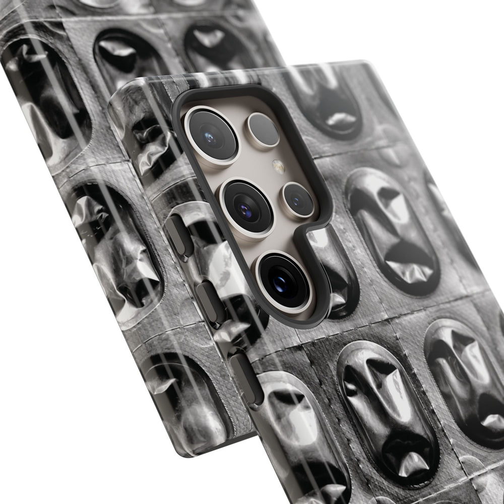 Metallic Mask Grid Tough Case