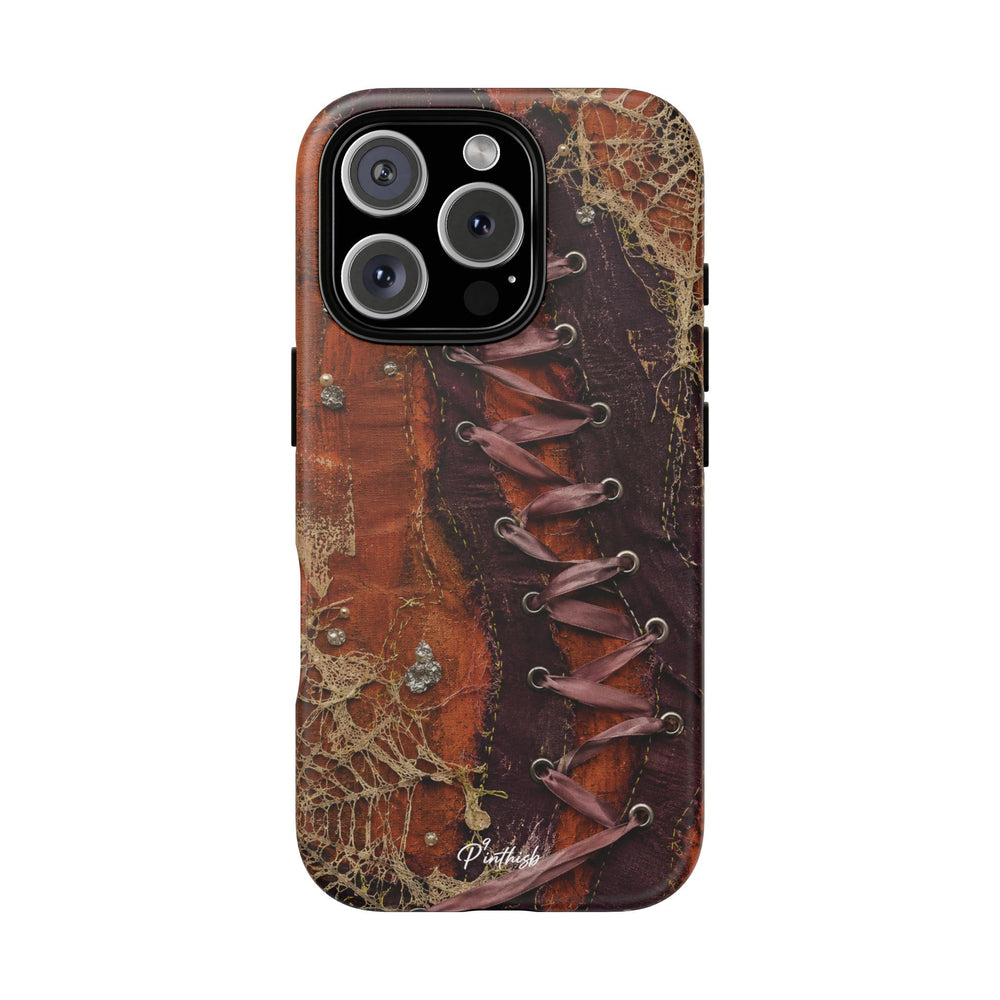 Vintage Leather Lace Tough Case
