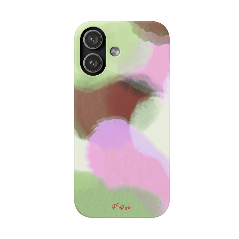 Abstract Pastel Camouflage Snap Phone Case
