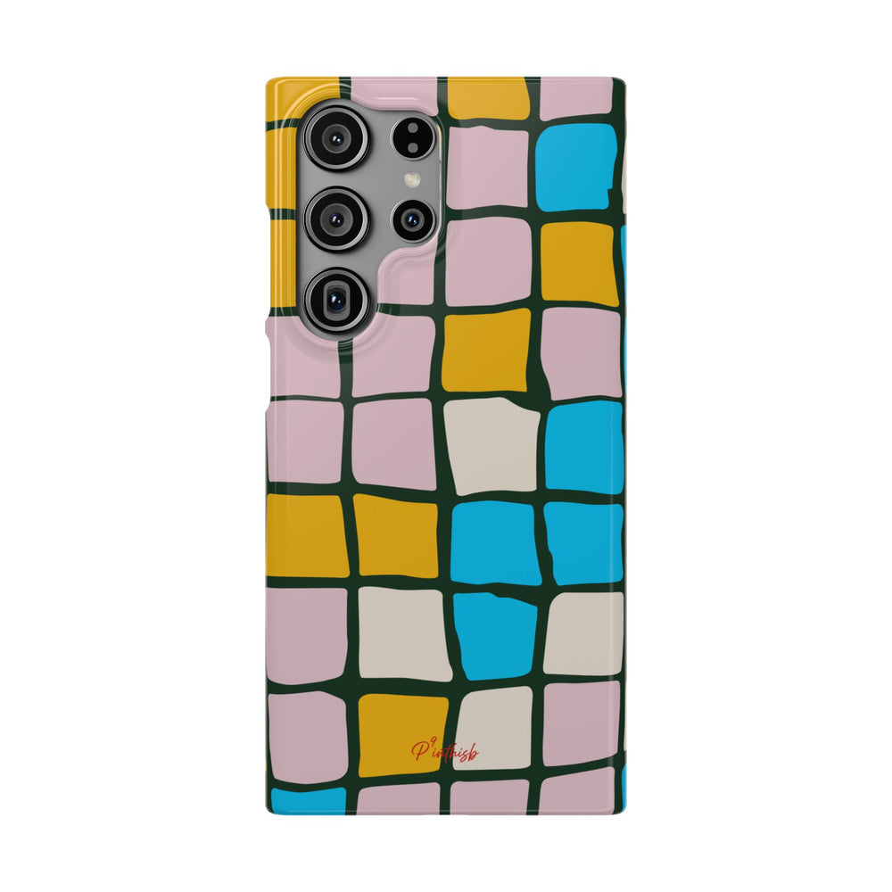 Color Grid Snap Phone Case