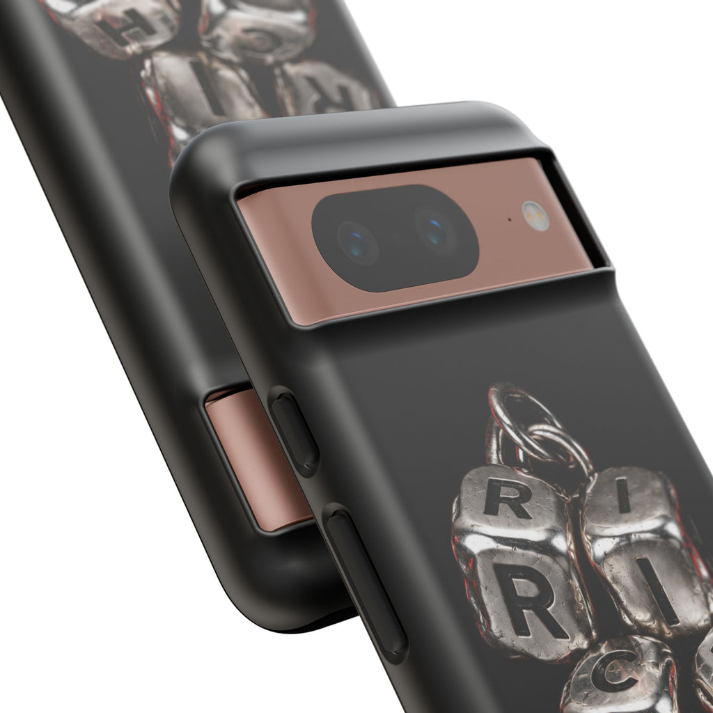 Metallic Dice 'RISK' Phone Case