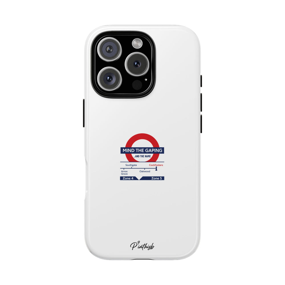 "Mind the Gaping" London Tube Parody Phone Case