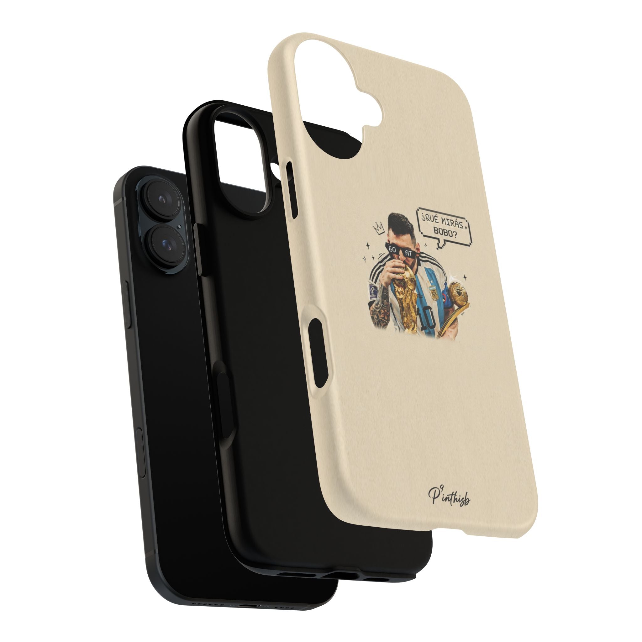"G.O.A.T" Messi Tough Phone Case