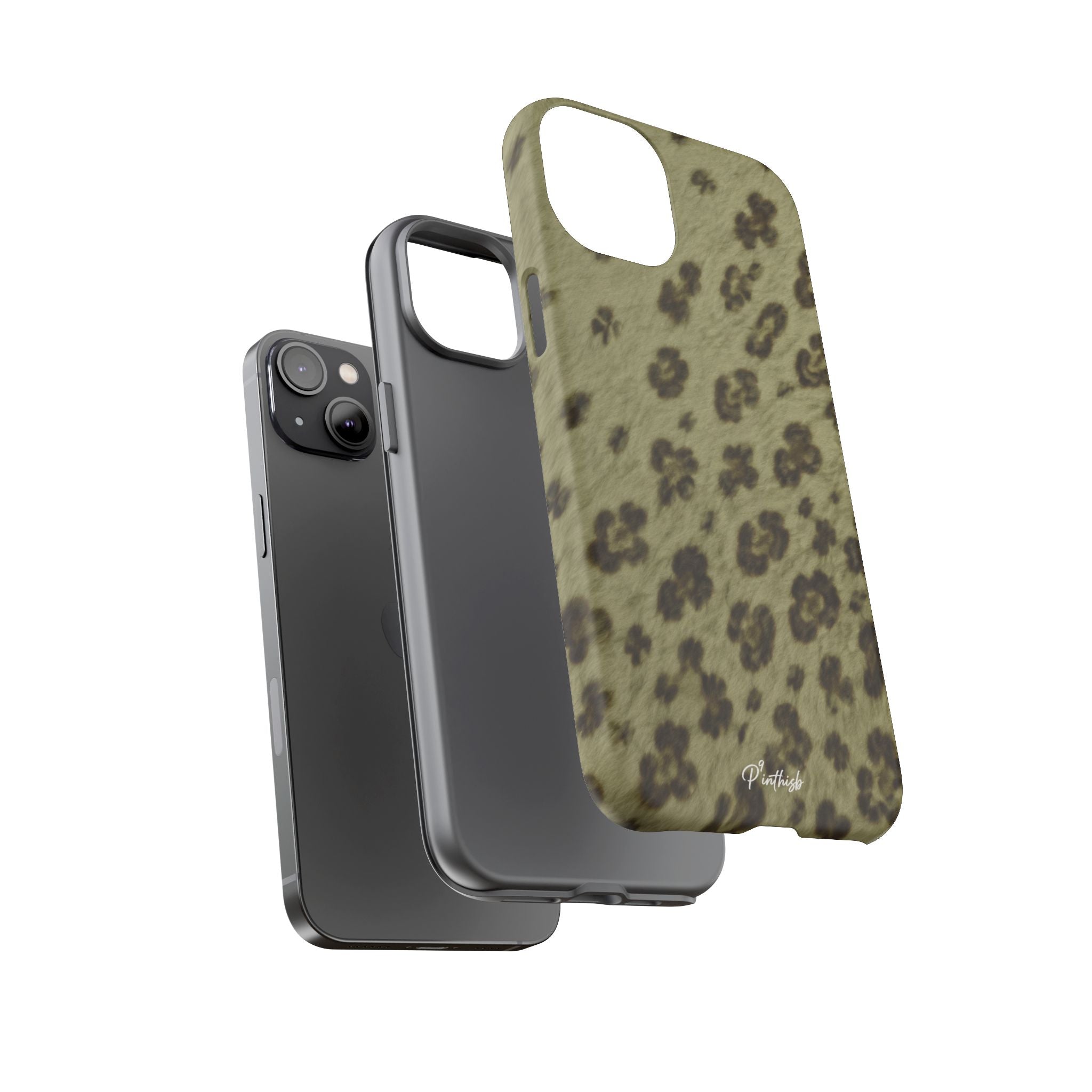 Olive Leopard Print Tough Case