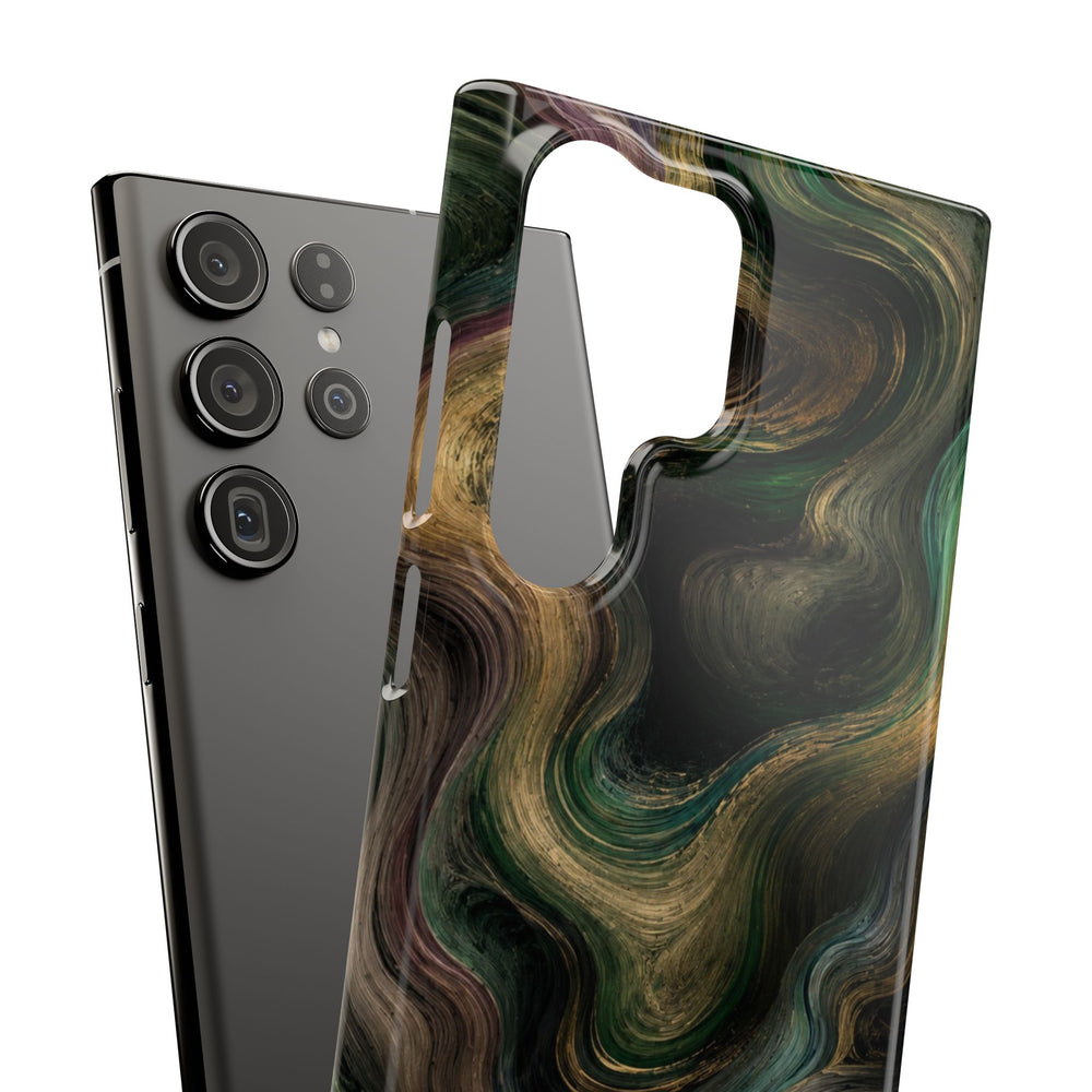 Marbled Forest Snap Phone Case