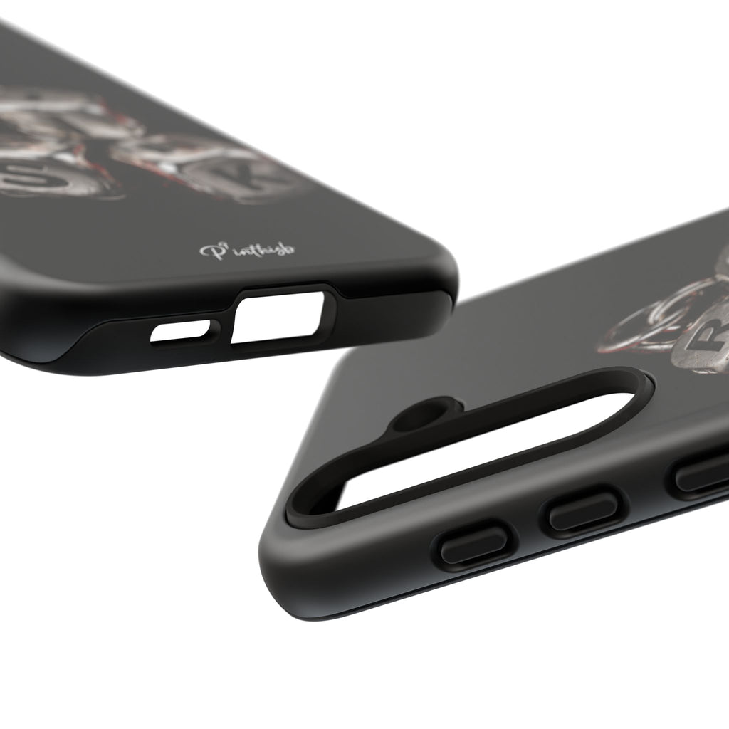 Metallic Dice 'RISK' Phone Case