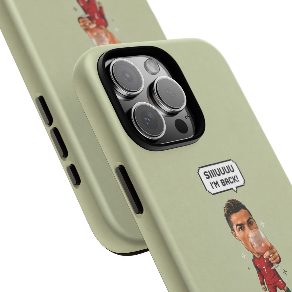 "SIIUUU, I'M BACK" CR7 Tough Phone Case