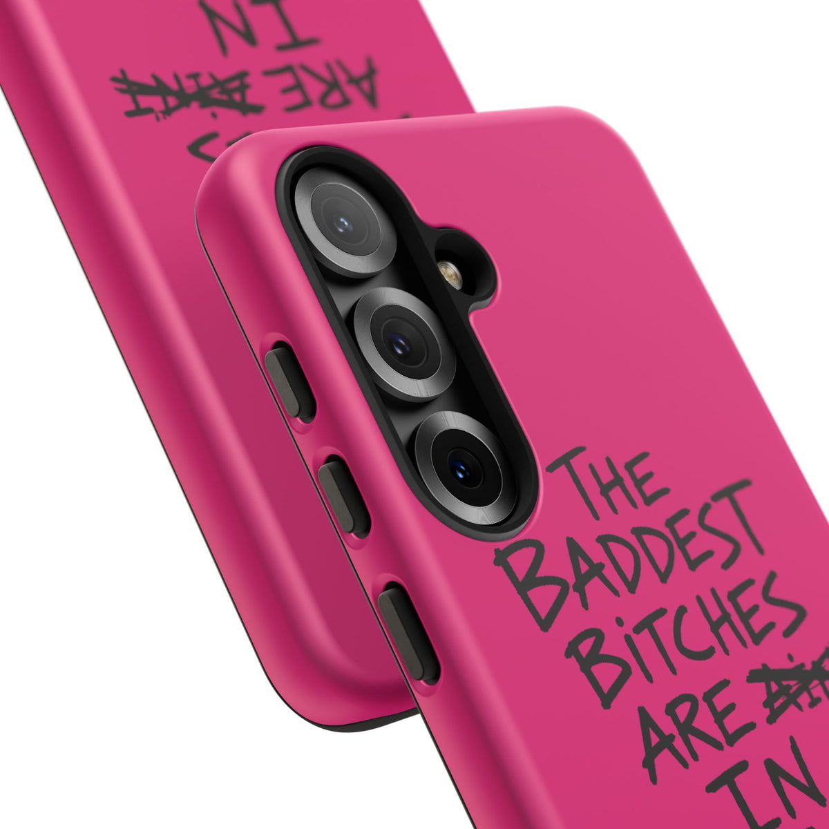 "The Baddest B*tches Are In Albania" Hot Pink Case