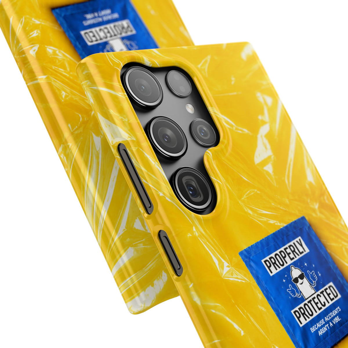 "Properly Protected" Graphic Snap Phone Case