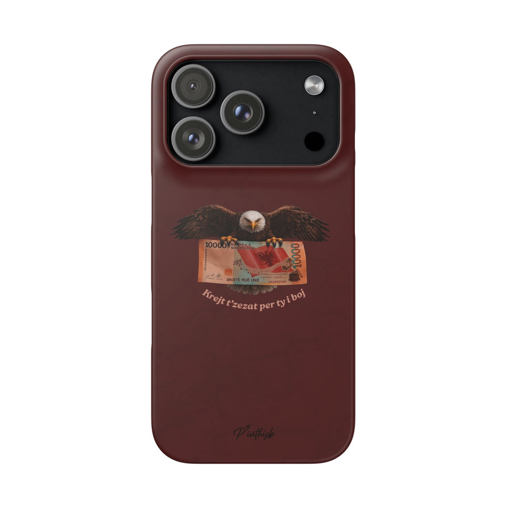 "Krejt t'zezat per ty i boj" Snap Case
