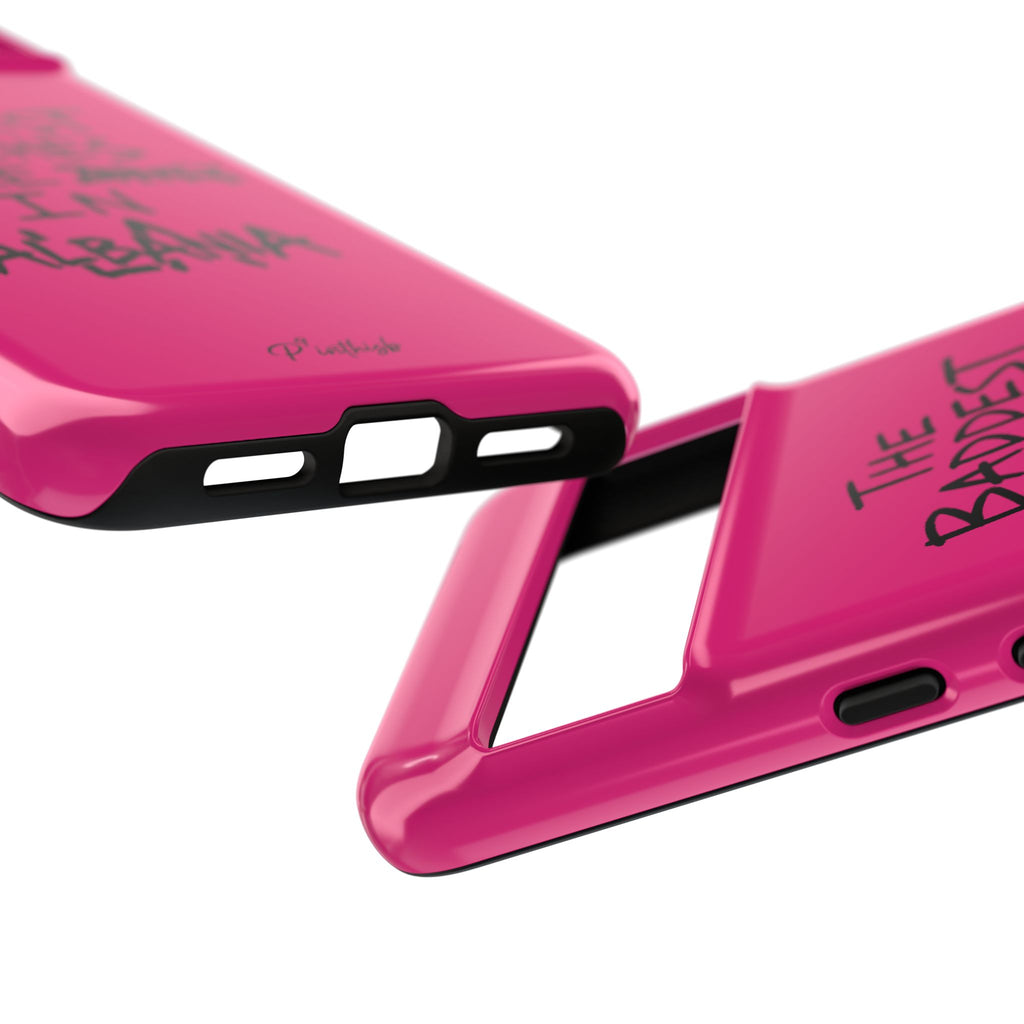 "The Baddest B*tches Are In Albania" Hot Pink Case