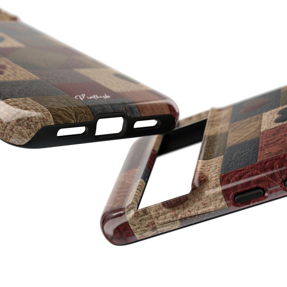 Patchwork Hearts Phone Case