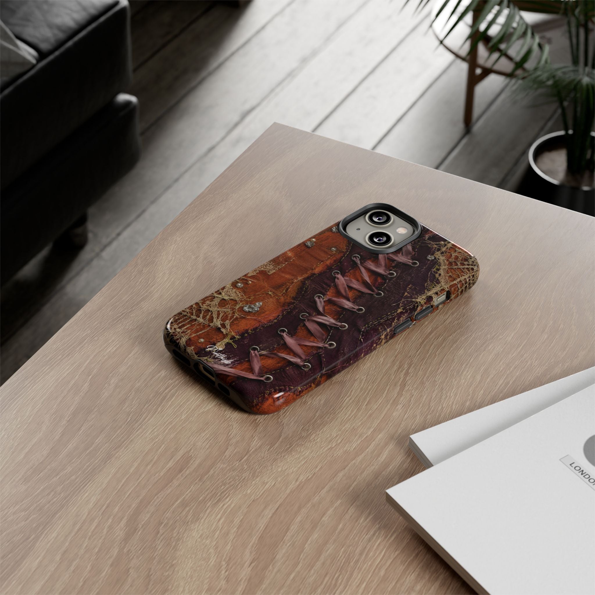 Vintage Leather Lace Tough Case