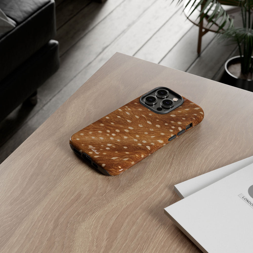 Caramel Deer Pattern Tough Case