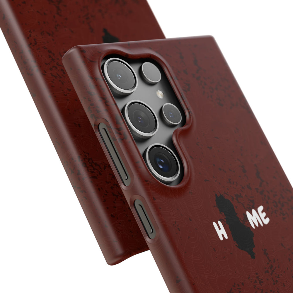 "HOME" Albania Snap Case
