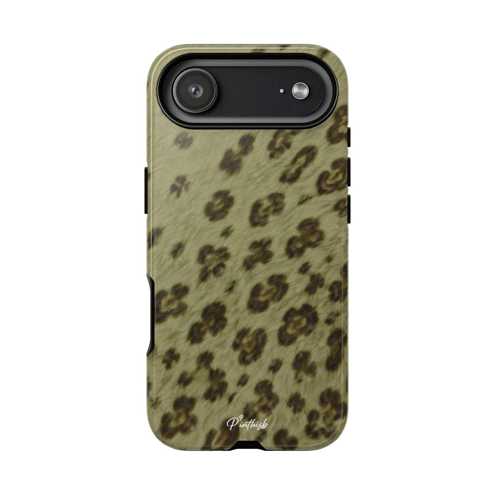 Olive Leopard Print Tough Case