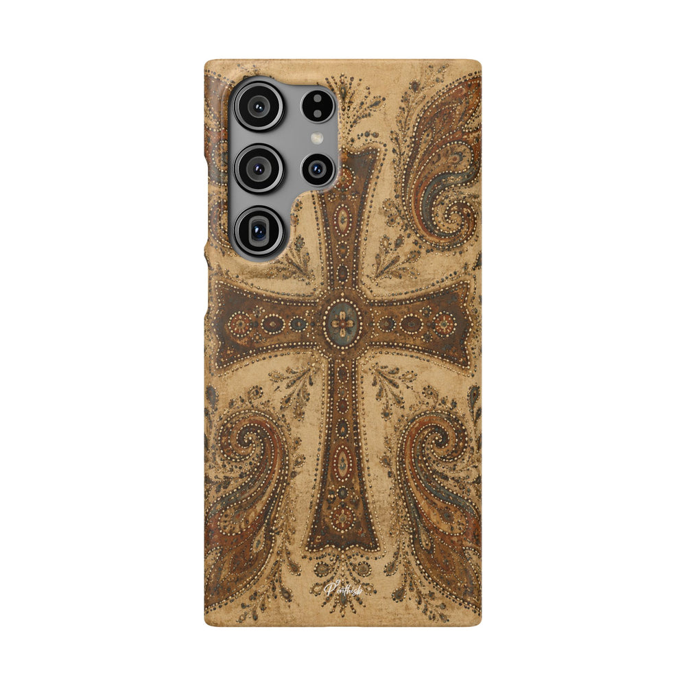 Cross Paisley Snap Case