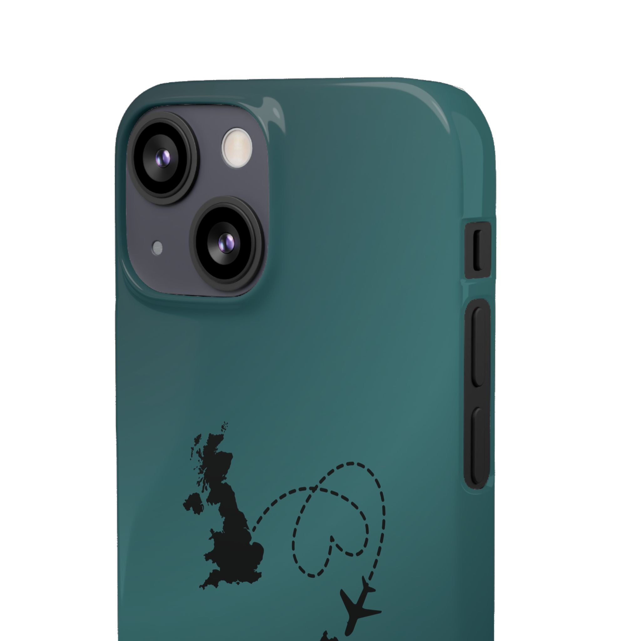 Copy of UK to Albania Pink Snap Phone Case