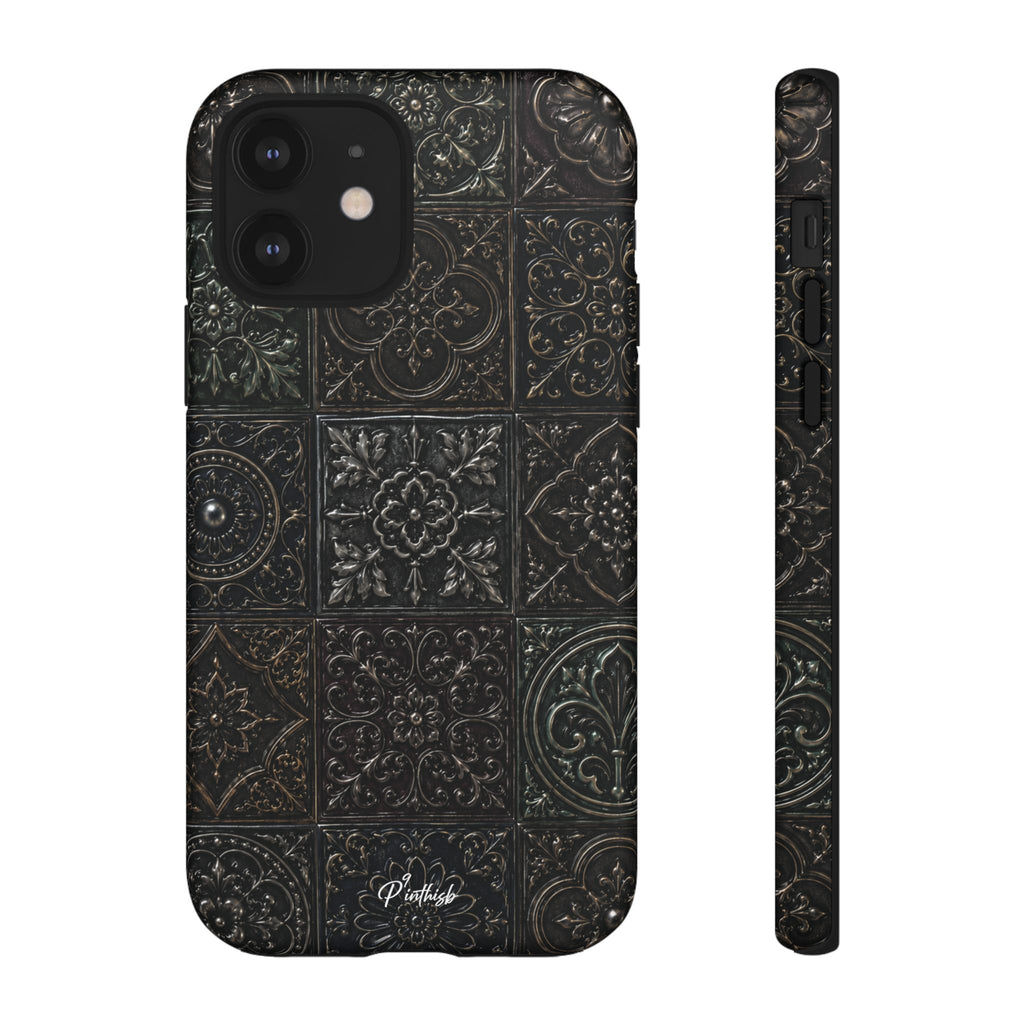 Mosaic Pattern Tough Phone Case