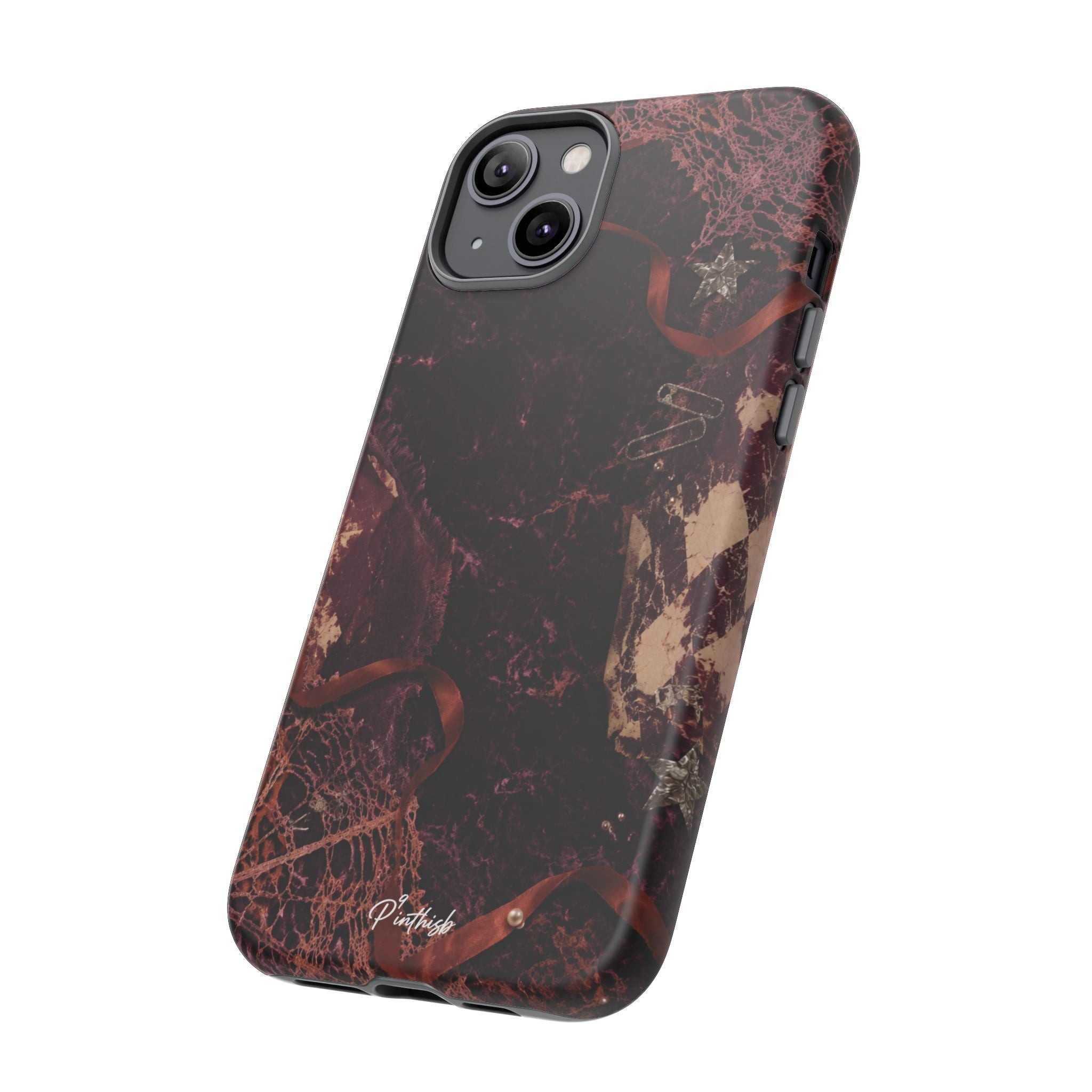 Dark Maroon Vintage Tough Case