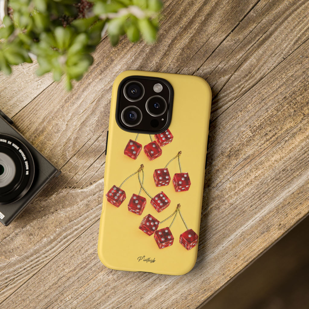Cherry Dice Tough Phone Case