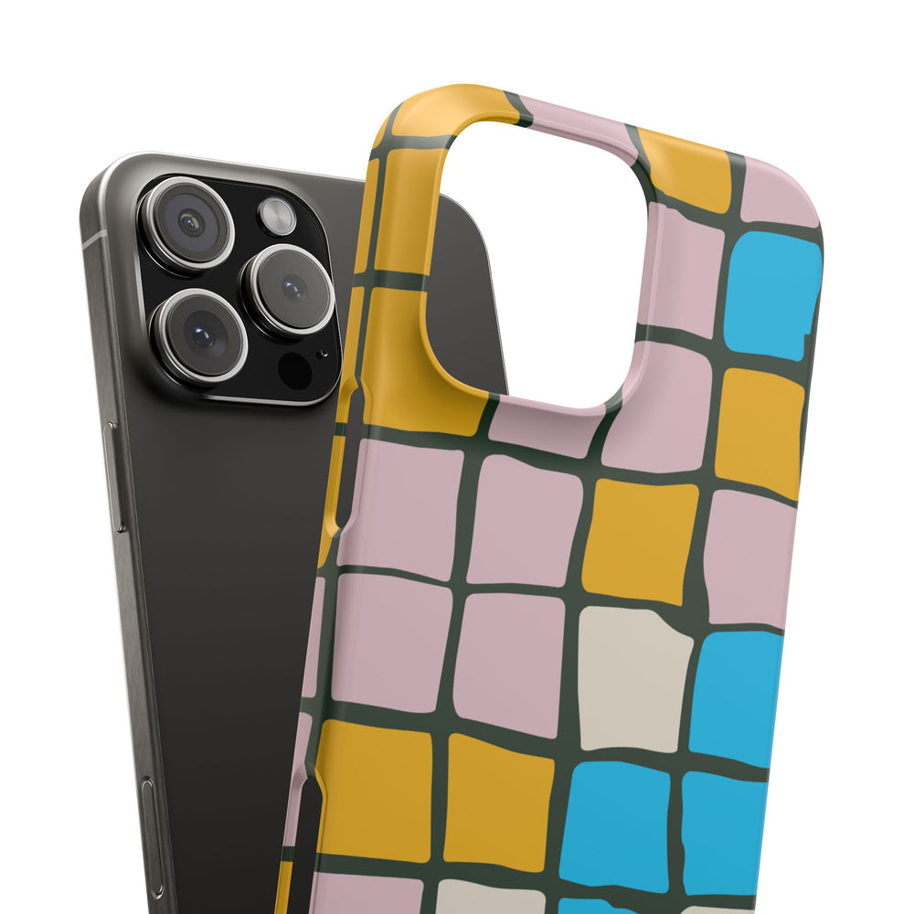 Color Grid Snap Phone Case