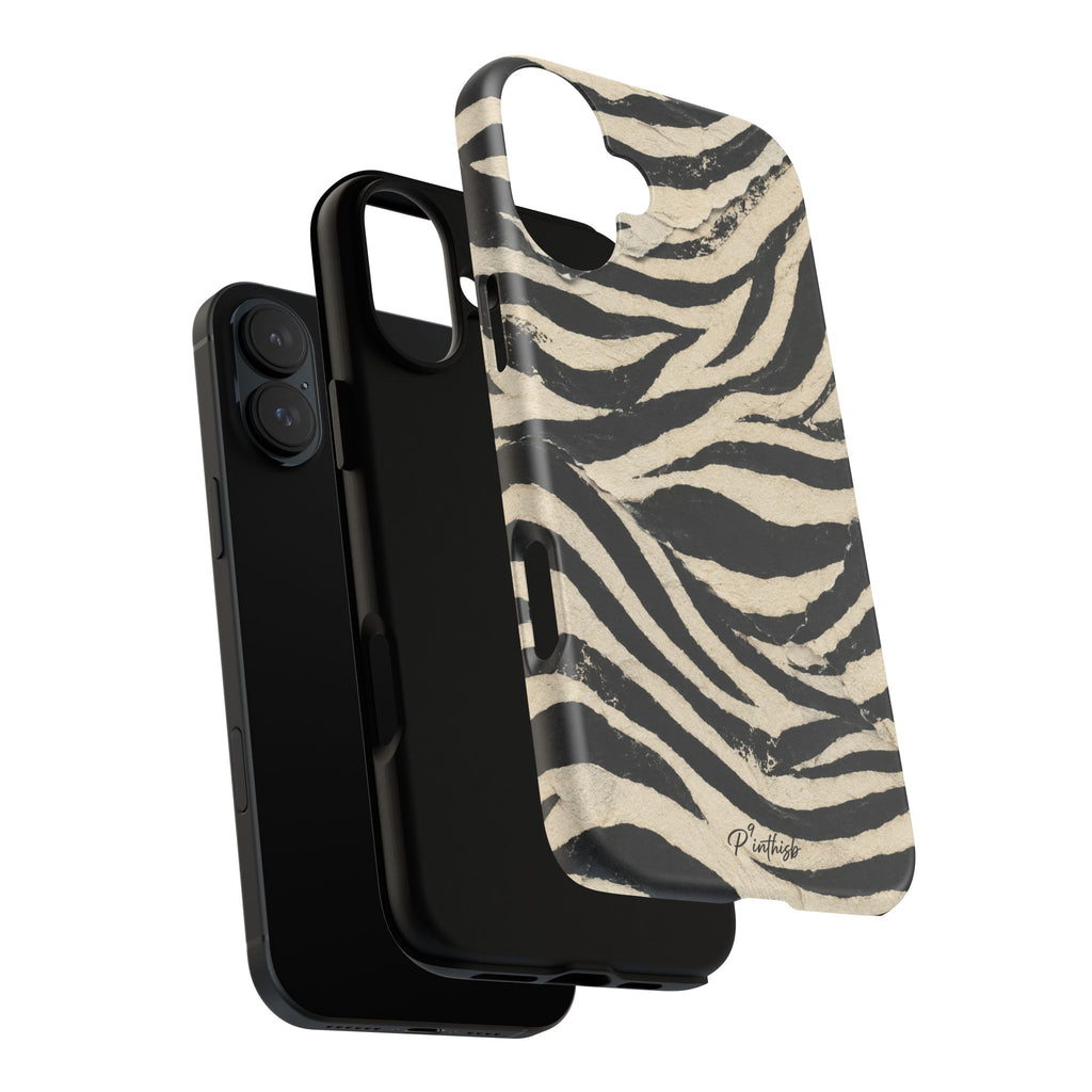 Zebra Stripe Tough Phone Case