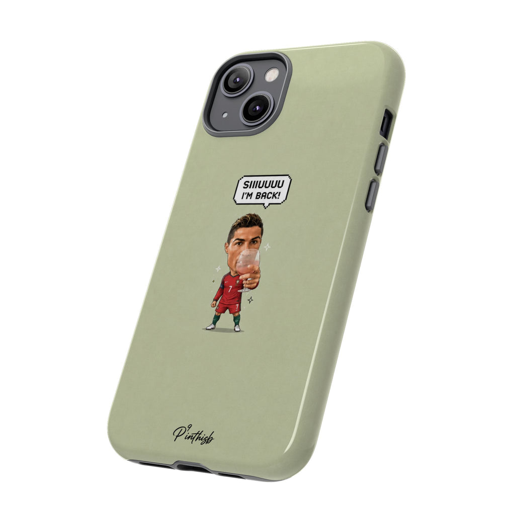 "SIIUUU, I'M BACK" CR7 Tough Phone Case