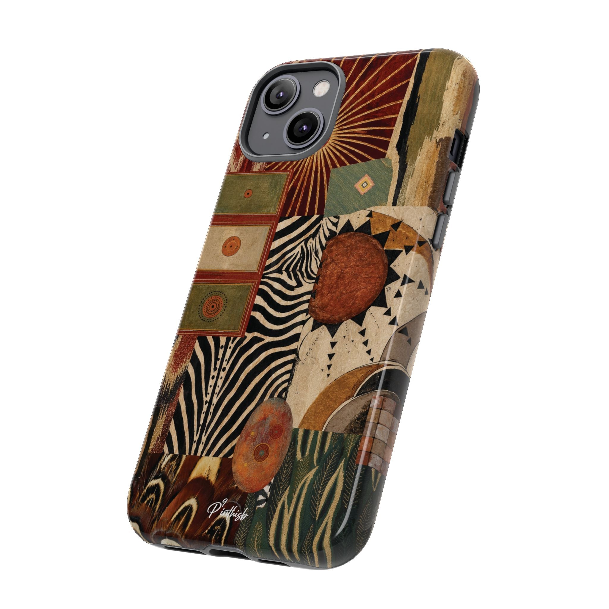 Abstract Boho Collage Tough Case
