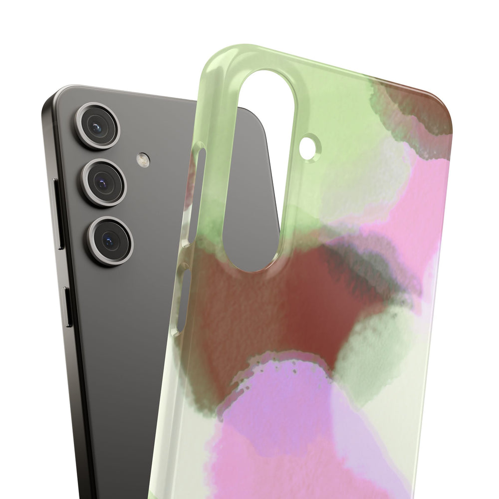 Abstract Pastel Camouflage Snap Phone Case