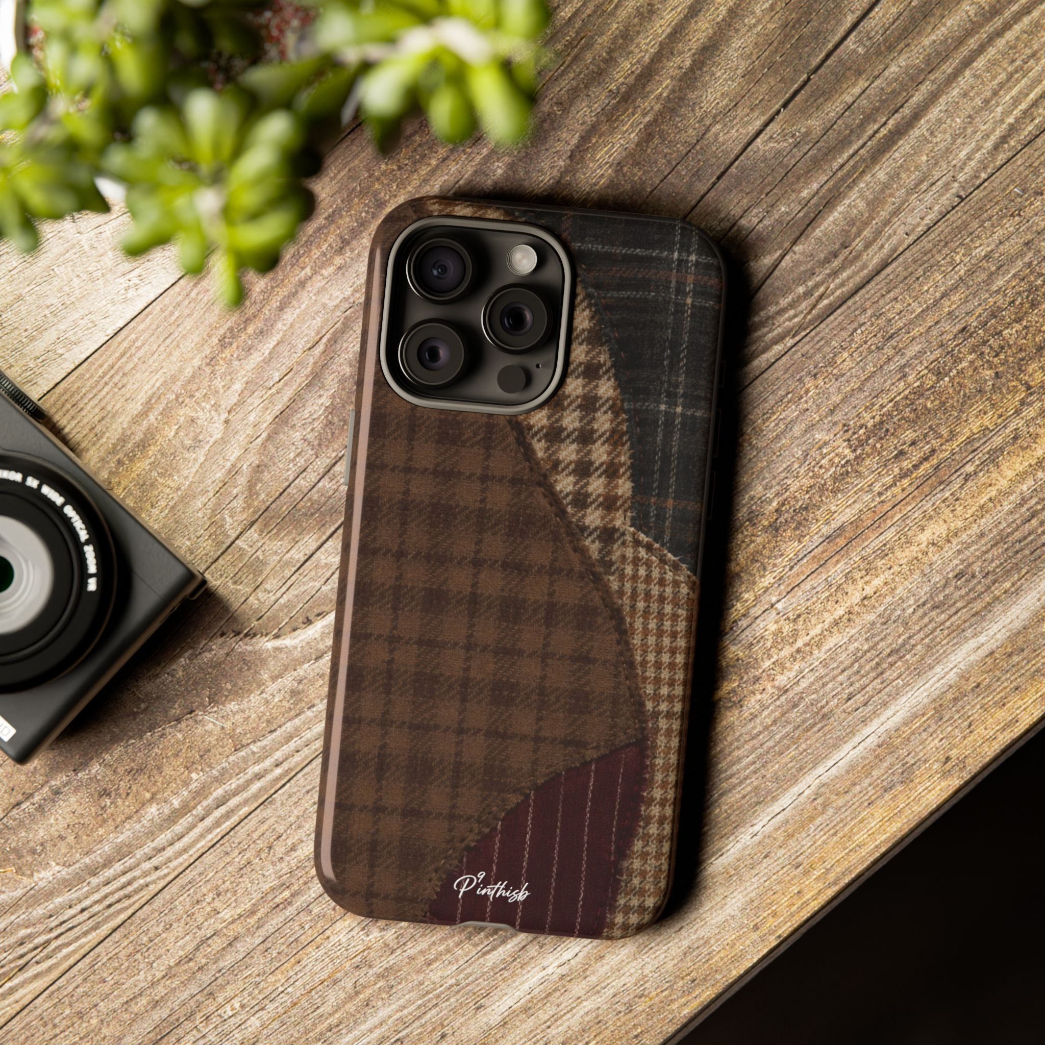 Rustic Brown Retro Tough Case