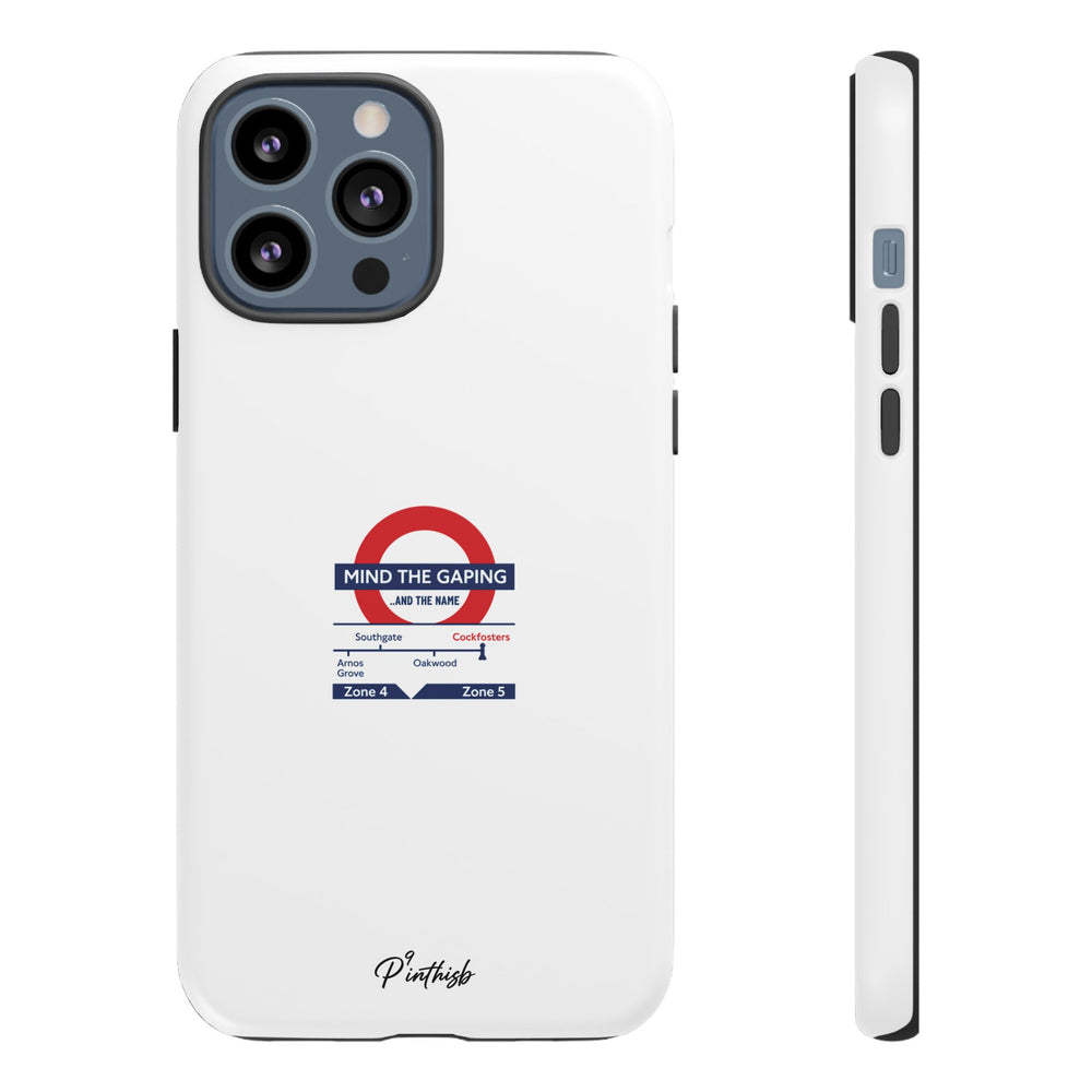 "Mind the Gaping" London Tube Parody Phone Case