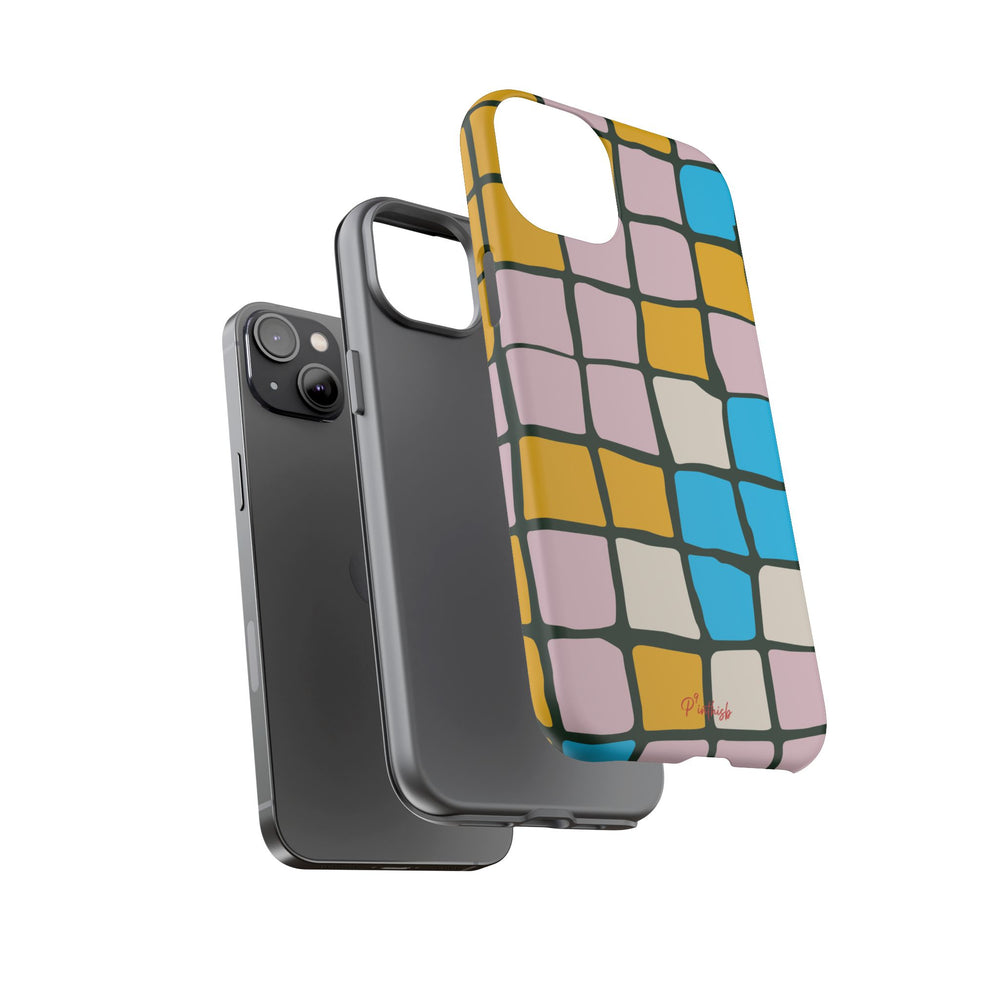 Color Grid Tough Phone Case