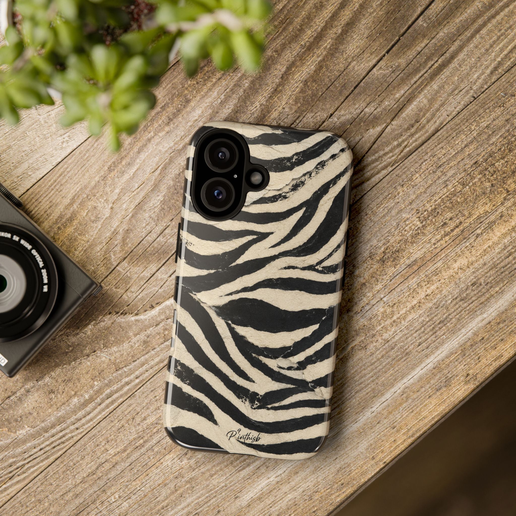 Zebra Stripe Tough Phone Case