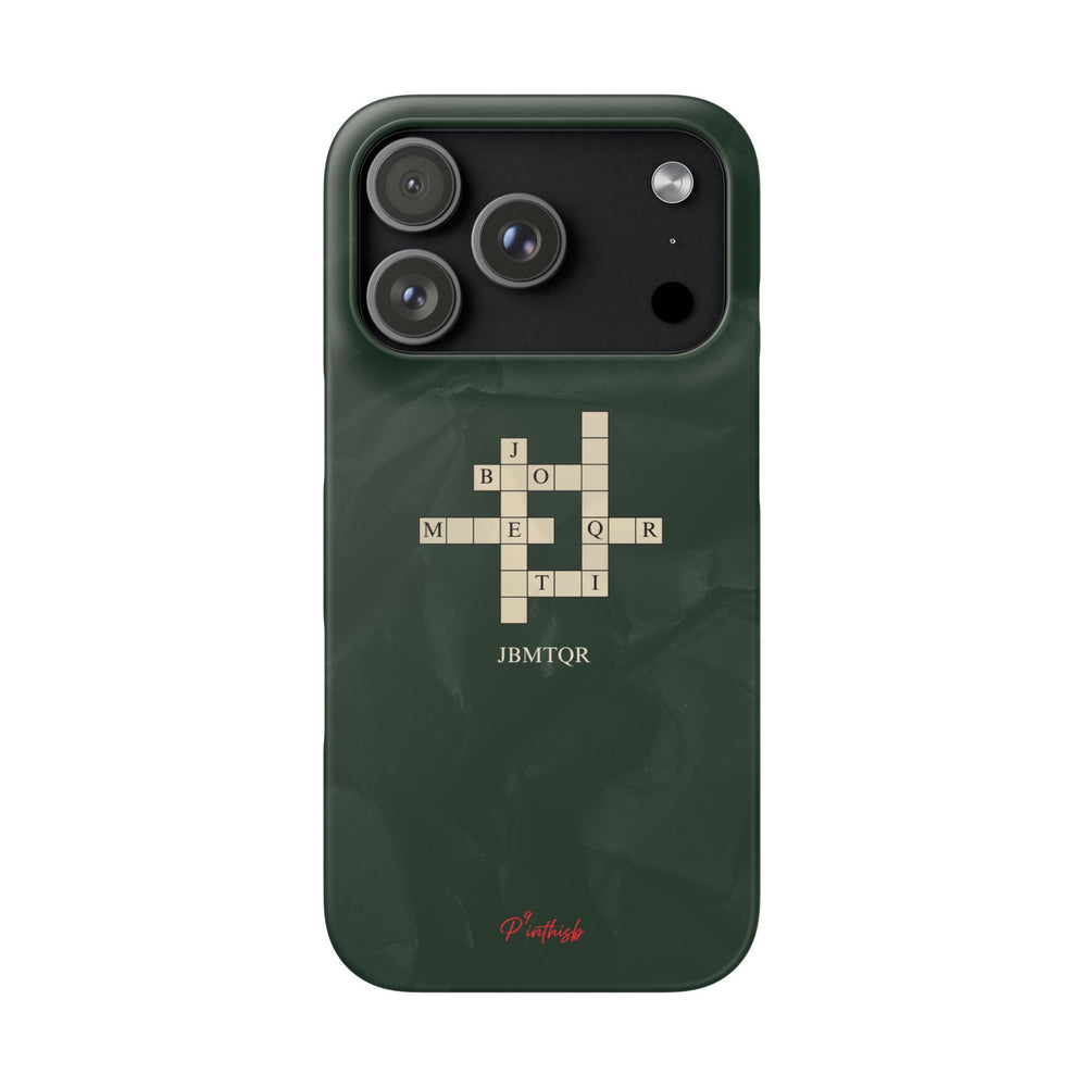 "JBMTQR crossword" Snap Phone Case