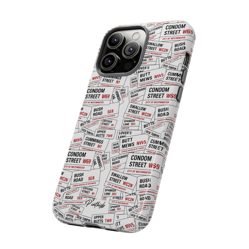 Cheeky London Street Signs Phone Case