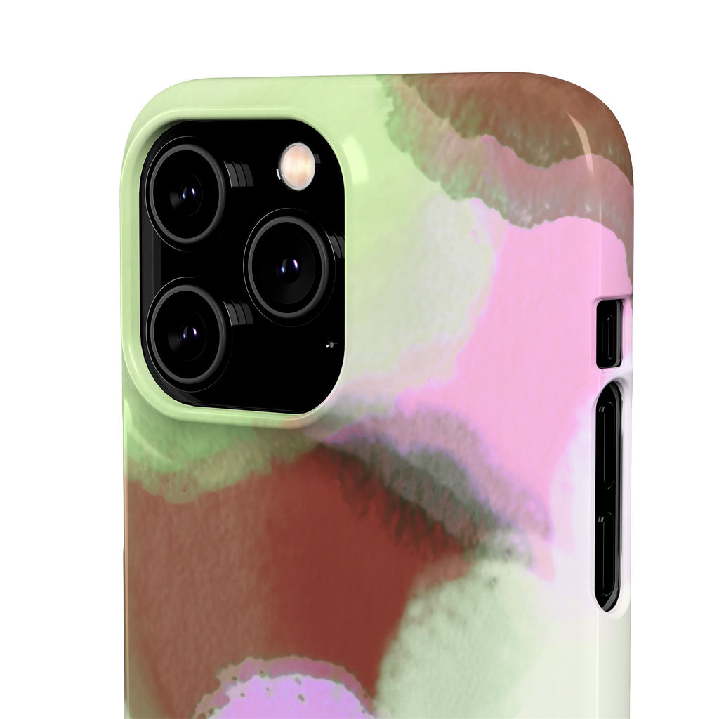 Abstract Pastel Camouflage Snap Phone Case